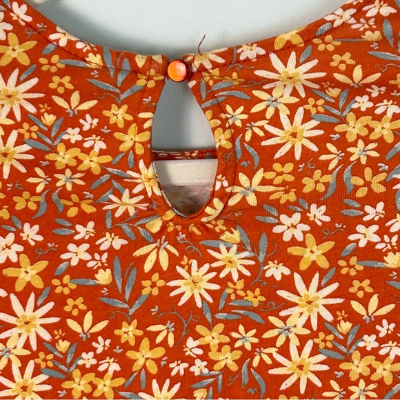 Joie Little Girl Floral Long-Sleeve Dress Size 7/8 - Picture 5 of 8